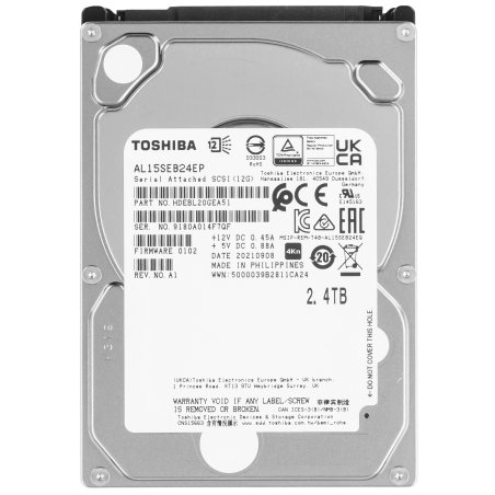 Жесткий диск HDD Toshiba Enterprise Performance 2.4Tb 10500rpm, SAS 128Mb 2.5"