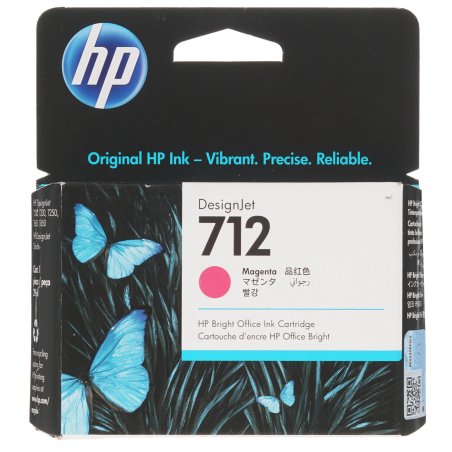 Картридж струйный HP 712 3ED68A пурпурный (29мл) для HP DJ Т230/630