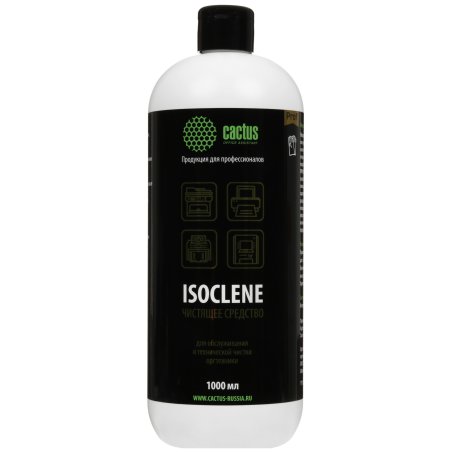 Спирт изопропиловый Cactus CS-ISOCLENE1 для очистки техники 1л.