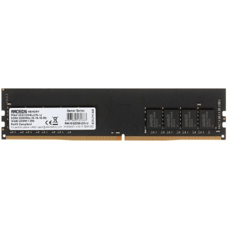 Оперативная память AMD Radeon R9, DDR4, 16GB (1x16GB), 3200MHz, CL16, DIMM