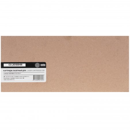 Картридж лазерный Cactus CS-LX51B5H00 (51B5H00) черный (8500 стр.) для Lexmark MS/MX417/517/617