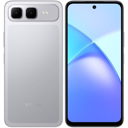 Смартфон Infinix SMART 10 4/128Gb серебристый