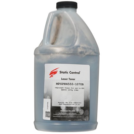 Тонер для принтера Static Control MPSPH4555-1070B черный (флакон 1070г) HP LJM4555/M601/LJP4014 "Odyssey"
