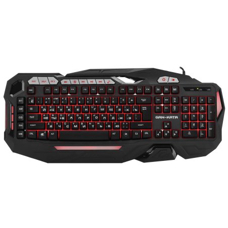 Клавиатура проводная Dialog Gan-Kata KGK-21U черный USB, игровая с подсветкой