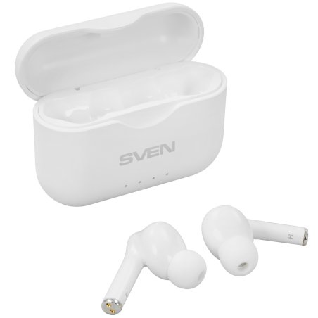 Гарнитура вкладыши Sven E-701BT белый беспроводные bluetooth в ушной раковине (SV-019518)