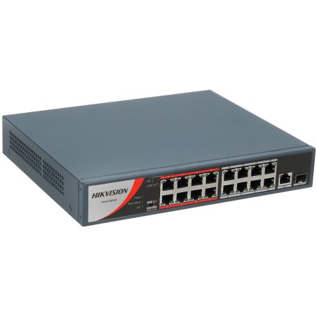 Коммутатор Hikvision DS-3E0318P-E 16xPOE