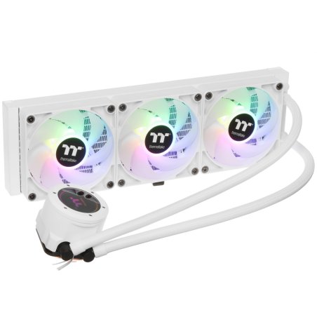 Система водяного охлаждения Thermaltake TH360 V2 Ultra ARGb Soc-AM5/AM4/1200/1700/1851 черный 4-pin 25.8dB Al+Cu LCD Ret (CL-W384-PL12SW-A)