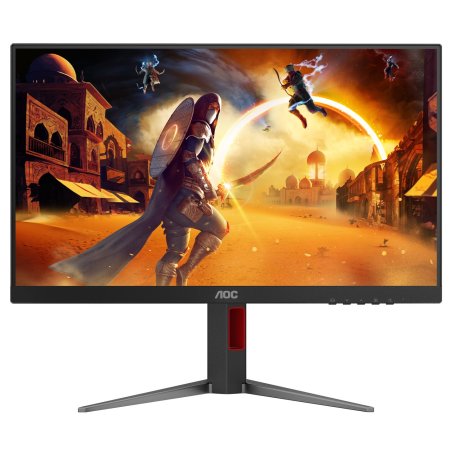 Монитор 23.8" AOC 24G4H IPS 1920x1080, 200 Гц, 0.3 мс (MPRT), 16:9, 300 кд/м², HDR10, HDMI 2.0, DP 1.4, 3.5 Jack, FreeSync, черный
