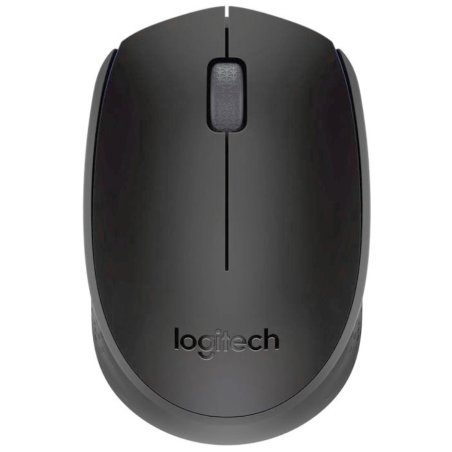 Мышь беспроводная Logitech M171 черный/серый, 1000 dpi, радиоканал, USB, кнопки - 3