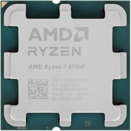 Процессор AMD Ryzen 7 8700F OEM 100-000001590 AM5, 4.1-5.0GHz, 8 cores/16 threads, 8Mb+16Mb, 65W, unlocked, w/o VGA