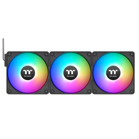 Комплект вентиляторов для корпуса Thermaltake CT140 EX Reverse ARGb Sync (3 шт.) голубой, 140 мм, 1800 об/мин, 32.8 дБ, 4 pin