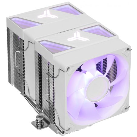 Кулер JONSBO CR-1400 White LGA1700/1200/115X/AM4 (24шт/кор, TDP 125W, PWM, 92мм ARGb Fan, 4 тепловые трубки, 4-pin, белый) Retail