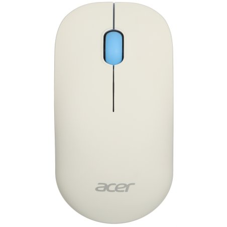Мышь беспроводная Acer OMR205 белый/голубой, 1200 dpi, радиоканал, USB, кнопки - 3