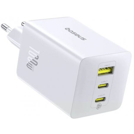 Портативный аккумулятор Baseus EnerFill FE11 Fast Charger 2C+U 100W EU Moon White, P10182102213-00