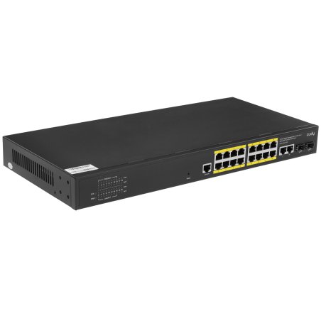 Коммутатор Cudy GS2018PS2-200W (L2) 16x1Gbит/с 2SFP 16PoE+ 200W управляемый