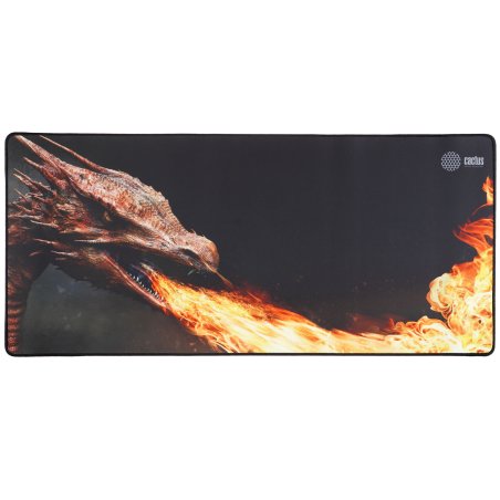 Коврик для мыши Cactus Skytrek черный 900x400x3мм