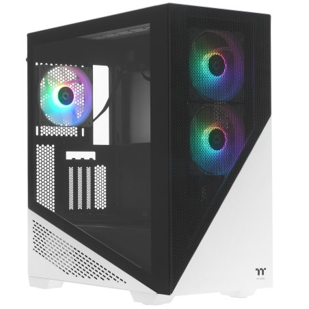 Компьютерный корпус Thermaltake Divider 300 TG ARGb белый без БП ATX 2x120мм 2xUSB 3.0 audio front door bott PSU