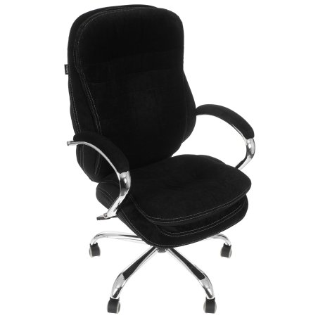 Кресло руководителя Бюрократ T-9950SL Fabric черный Light-20, крестовина металл хром