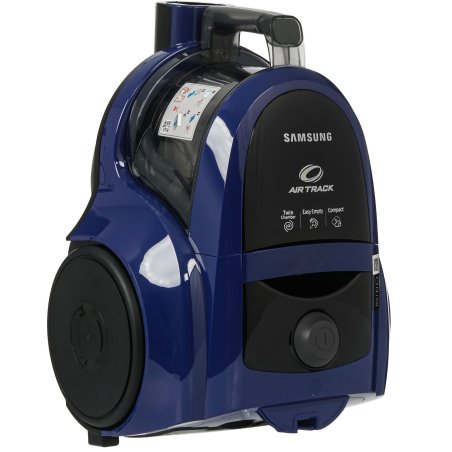 Пылесос Samsung VCC4520S36 синий/черный, 350/1600 Вт, уборка сухая, пылесборник контейнер 1.3 л
