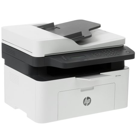 МФУ лазерное HP Laser MFP 137fnw (4ZB84A), A4, ч/б, печ. до 20 стр/мин., скан. до 15 стр/мин. (ч/б) 6 стр/мин. (цвет), 1200 x 1200 dpi (печать) 600x600dpi (скан.), USB, RJ-45, Wi-Fi, Air Print, Mopria