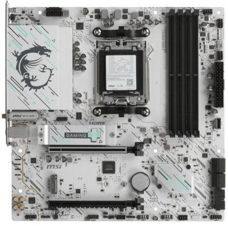 Материнская плата MSI B840M GAMING WIFI6E, AM5, AMD B840, 2xDDR5, 4xSATA, 2xM.2, 1xPCIe 4.0 x16, 1xPCIe 3.0 x4, 1xDP, 1xHDMI, 1x2.5Gb LAN, Wi-Fi 6E, Bluetooth 5.3, 4xUSB-A 5Gbps, 2xUSB-A 2.0, 2x3.5 мм, 7.1, mATX