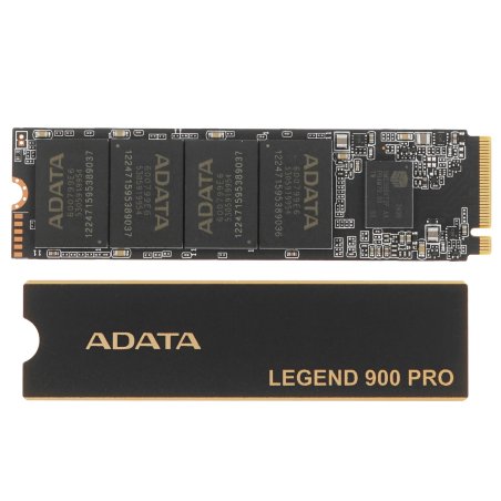 Накопитель SSD ADATA LEGEND 900 PRO, 2000Gb, M.2(22x80мм), NVMe 1.4, PCIe 4.0 x4, 3D NAND, R/W 7400/6500Mb/s, IOPs н.д./н.д., TbW 1200, DWPD 0.3 (5 лет)