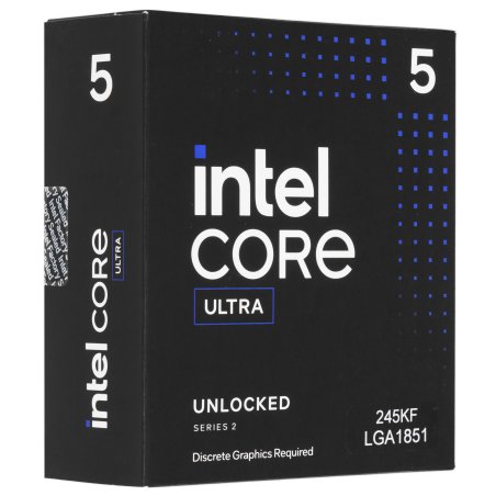 Процессор Intel Core Ultra 5 245KF BOX (Arrow Lake, C14(8EC/6PC)/T14, 3,6/5,2GHz, Without Graphics, L2 26Mb, Cache 24Mb, TDP 125/159W, S1851)