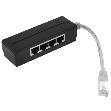 Адаптер-Y, 4 параллельных порта, горизонтальный