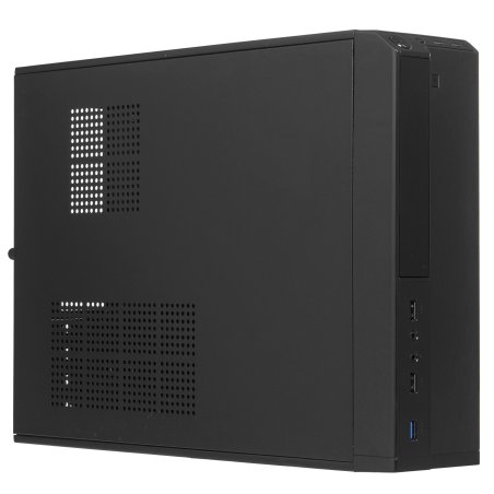 Компьютерный корпус Desktop ExeGate MI-207U (mini-ITX/mATX, без БП, 2*USB+1*USB 3.0, аудио, черный)