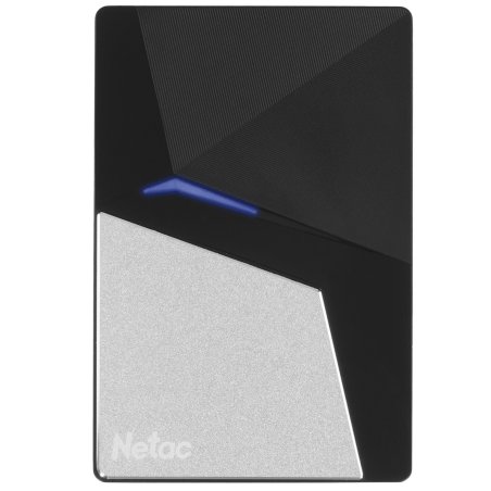 Внешний SSD Netac Z7S, 960 Gb, USB 3.2 Gen 2 Type-C, R/W 550/480, черный