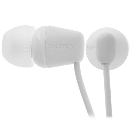 Гарнитура вкладыши Sony WI-C100 белый беспроводные bluetooth шейный обод