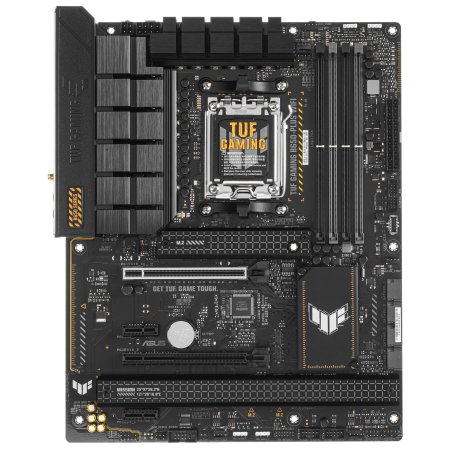 Материнская плата ASUS TUF GAMING B650-PLUS WIFI, AM5, AMD B650, 4xDDR5, 4xSATA, 3xM.2, 1xPCI-E 4.0 x16, 1xPCI-E 4.0 x4, 2xPCI-E x1, 1xHDMI, 1xDP, 1x 2.5Gb LAN, 2xUSB-A 3.2 Gen 2, 4xUSB-A 2.0, 1xUSB-C 3.2 Gen 2, 5x3.5 мм, 7.1, ATX