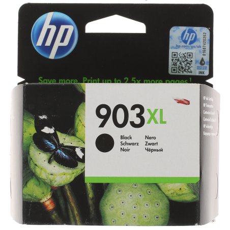 Картридж струйный HP 903XL T6M15AE черный для HP OJP 6960/6970 (825стр.)