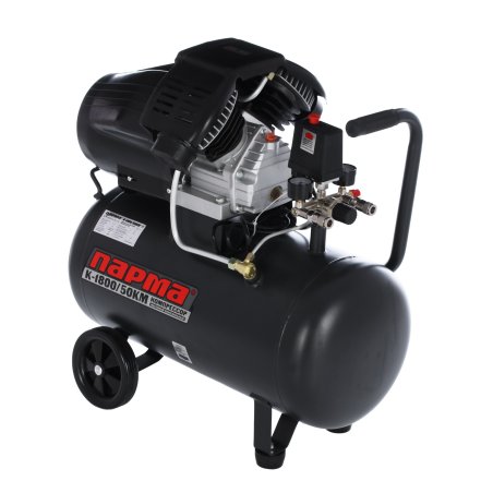 Компрессор поршневой Парма K-1800/50КМ масляный 285л/мин 50л 1800Вт серый/черный