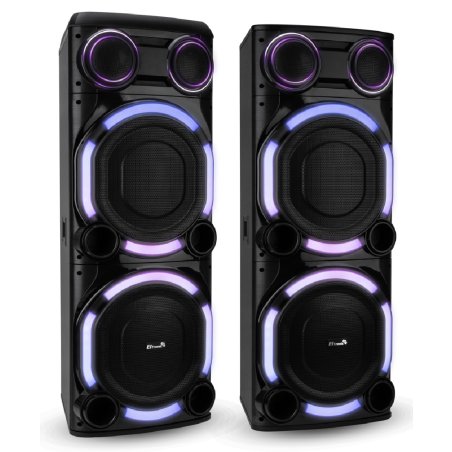 Колонка Eltronic 15" (30-57 CRAZY BOX 5000) динамик 4шт/15" комплект 2 колонки с TWS