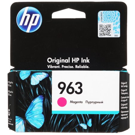 Картридж струйный HP 963 3JA24AE пурпурный (700 стр) для HP OfficeJet Pro 901x/902x