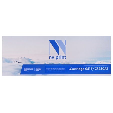 Картридж лазерный NVPrint совместимый NV-051T для Canon LBP-160 ser/162/MF-260 ser/264/267/269 (1700k)