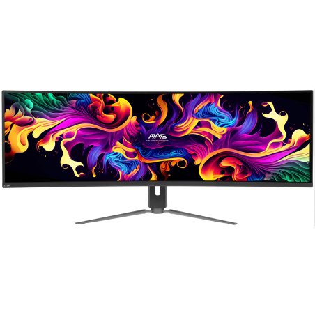 Монитор 49" MSI MPG 491CQP QD OLED 5120x1440, 144 Гц, 0.03 мс, 32:9, 250 кд/м², 2xHDMI, 1хDP, 1хUSB-C, изогнутый, черный