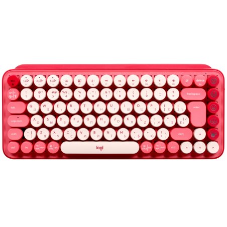 Клавиатура беспроводная Logitech POP KEYS, Heartbreaker Rose (M/N: YR0080/CU0021)