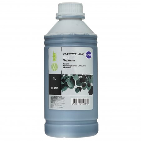 Чернила Cactus CS-EPT6731-1000 черный 1000мл для Epson L800/L810/L850/L1800