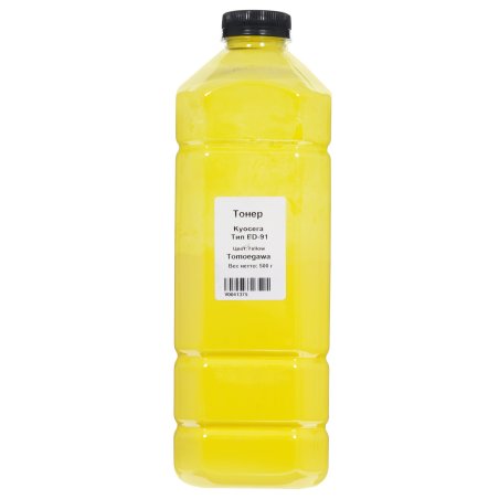 Тонер Tomoegawa  для Kyocera TK-8345, Тип ED-91, Y, 500 г, канистра