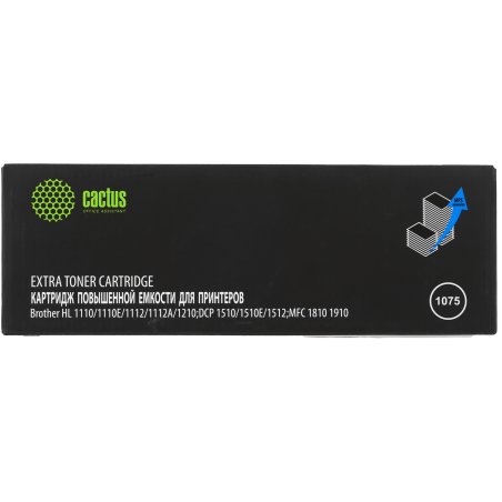Картридж лазерный Cactus CS-TN1075A-MPS черный (2000стр.) для Brother HL-1110/1112/1510/1512/1810/1815