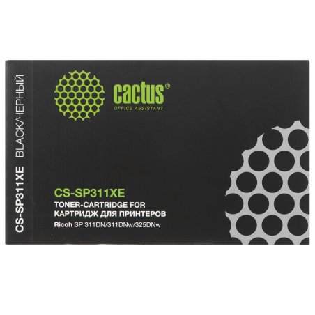 Картридж лазерный Cactus CS-SP311XE черный (6400 стр.) для Ricoh SP 311DN/311DNw/325DNw