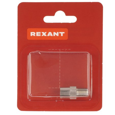 Переходник антенный Rexant (гнездо F - гнездо TV), (1шт.)