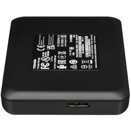 Внешний HDD 2.5" Toshiba Canvio Basics, 2TB, USB 3.2 Gen 1 Type-A, 5400 rpm, черный (аналог HDTb420EK3AA)