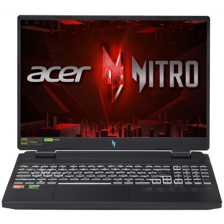 Ноутбук Acer Nitro V 16 ANV16-42-R96P Ryzen 7 260 16Gb SSD 512Gb NVIDIA GeForce RTX 5050 8Gb 16" IPS WQXGA (2560x1600) Windows 11 черный WiFi BT Cam (NH.U2NAA.003)