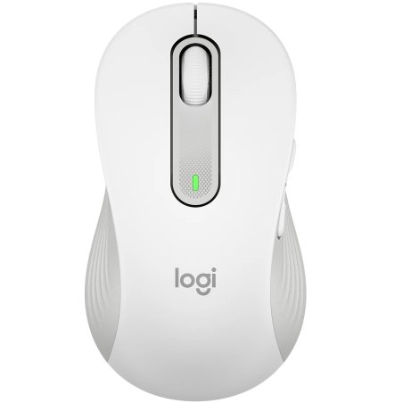 Мышь беспроводная Logitech Signature M650 L белый, 4000 dpi, радиоканал, Bluetooth, USB, кнопки - 5