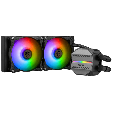 Жидкостная система охлаждения MSI MAG CORELIQUID E240 2x ARGb Fan, Color Box, LGA1700