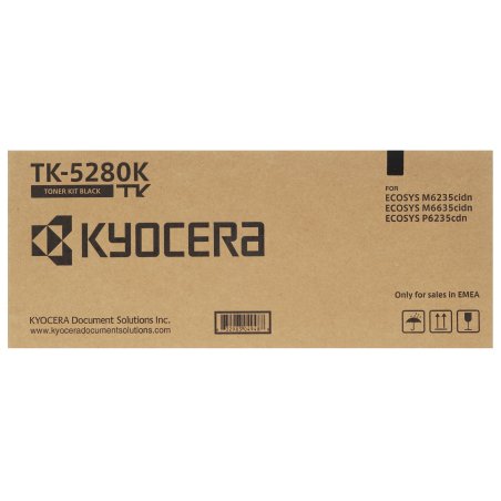 Картридж лазерный Kyocera TK-5280K (1T02TW0NL0) черный для M6235cidn/M6635cidn/P6235cdn 13000 стр