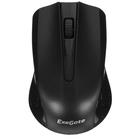 Мышь беспроводная ExeGate Professional Standard SR-9023 черный, 1200 dpi, радиоканал, USB, кнопки - 3